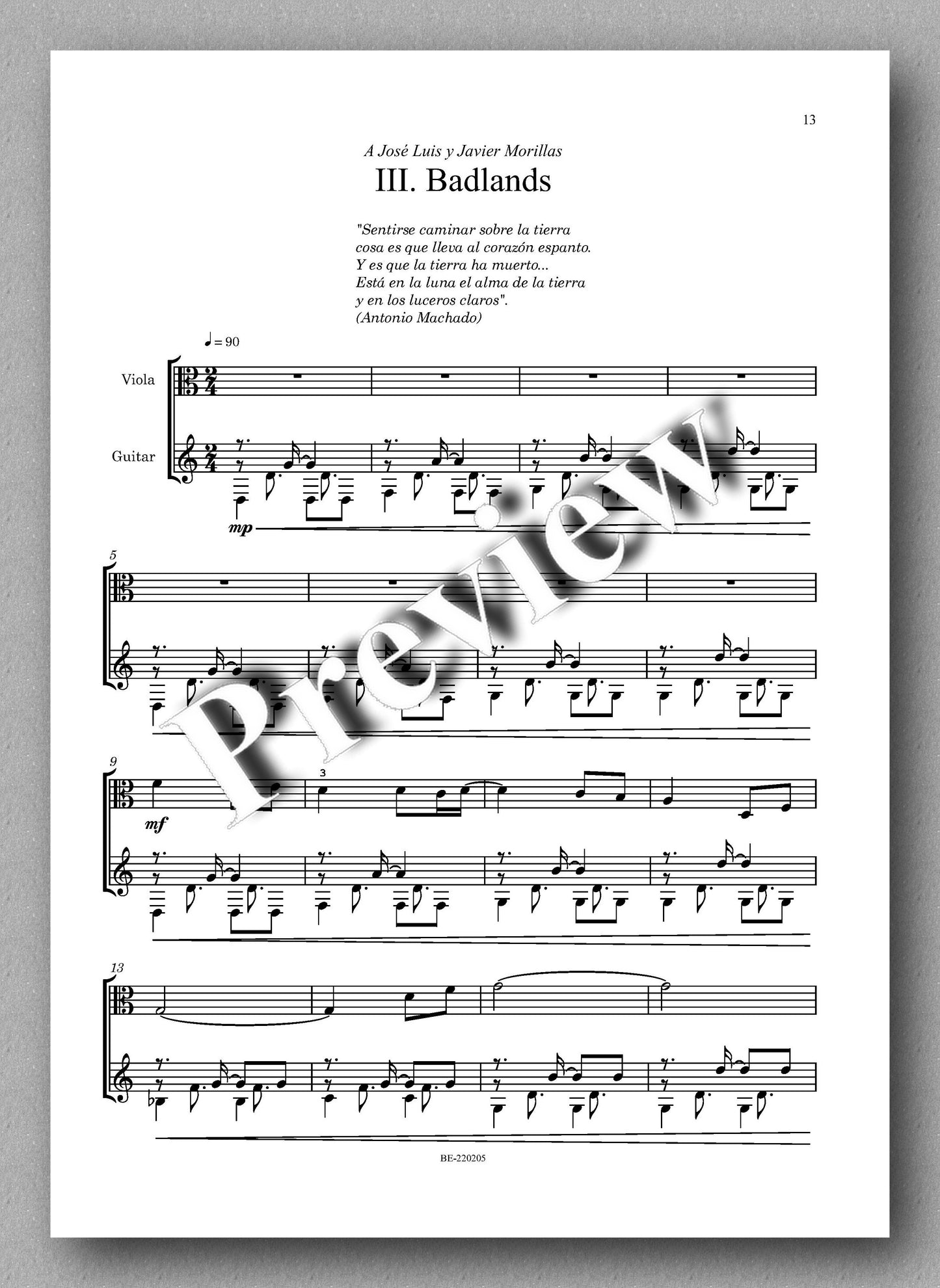 Erena, Hand in Hand - Music score 2