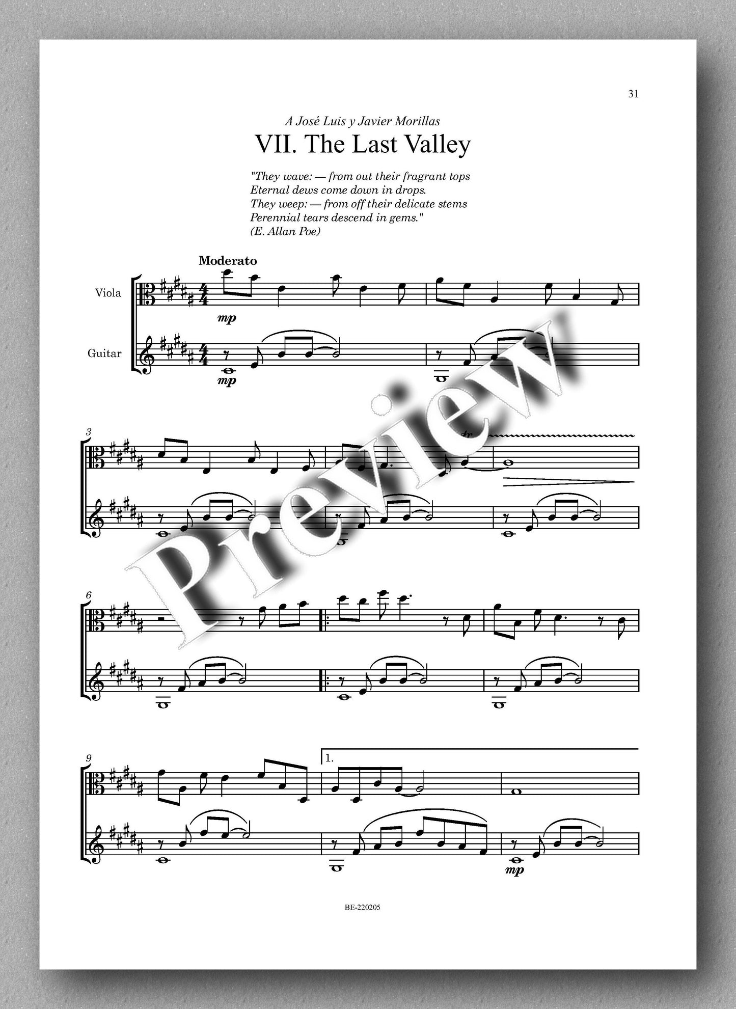 Erena, Hand in Hand - Music score 4