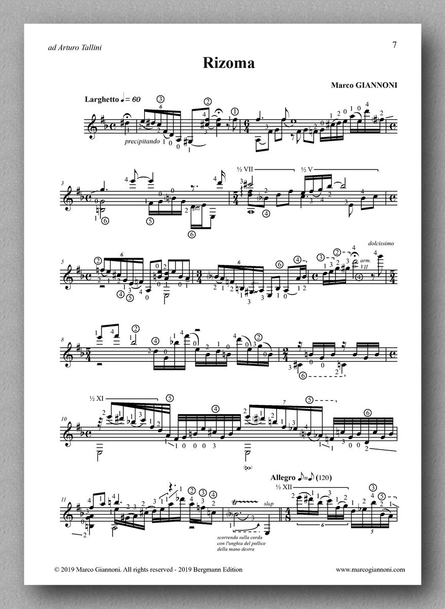 Giannoni, Cadenza and Rizoma - preview of Rizoma