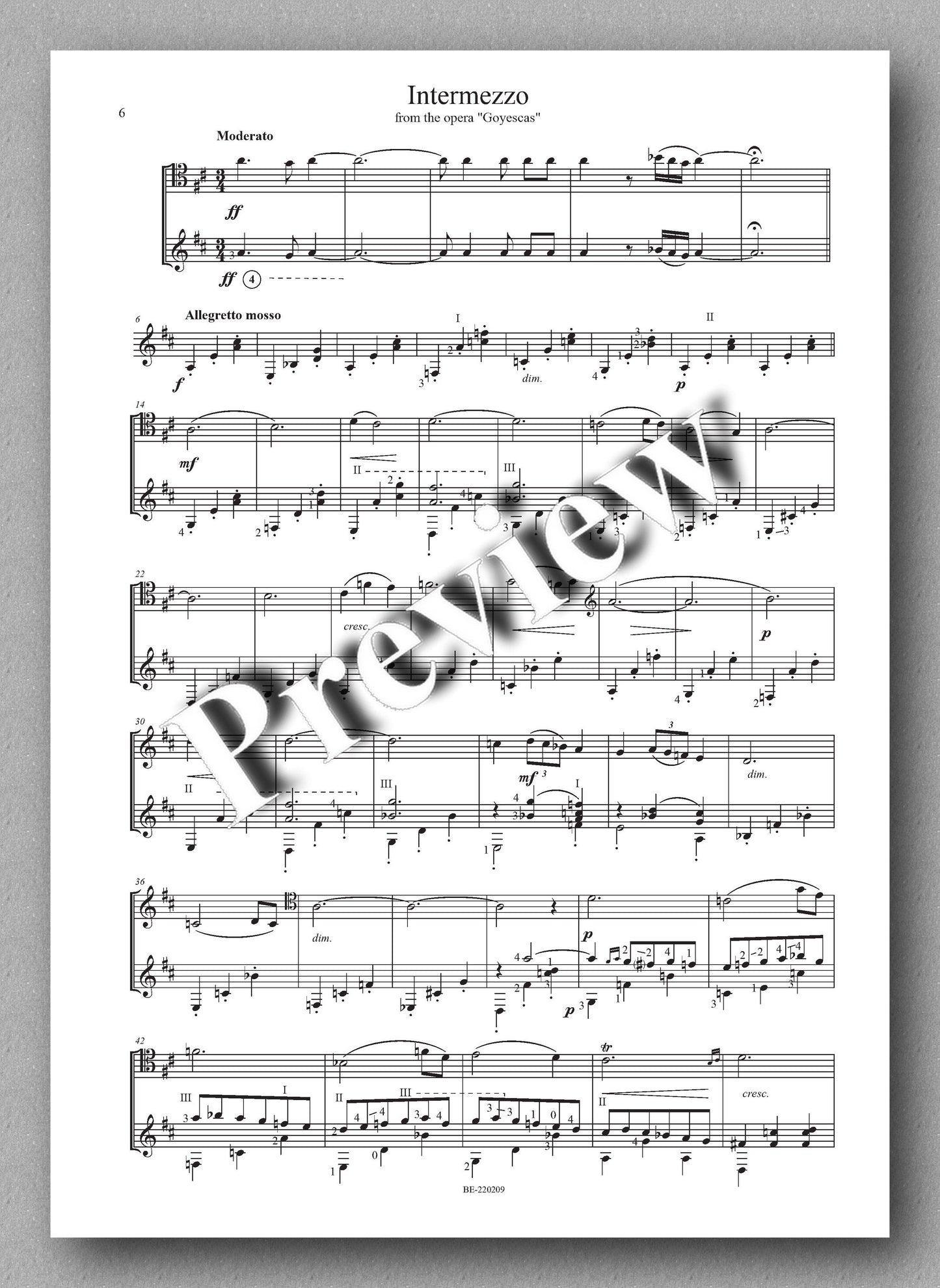 Granados-Edvardsen, Intermezzo - preview