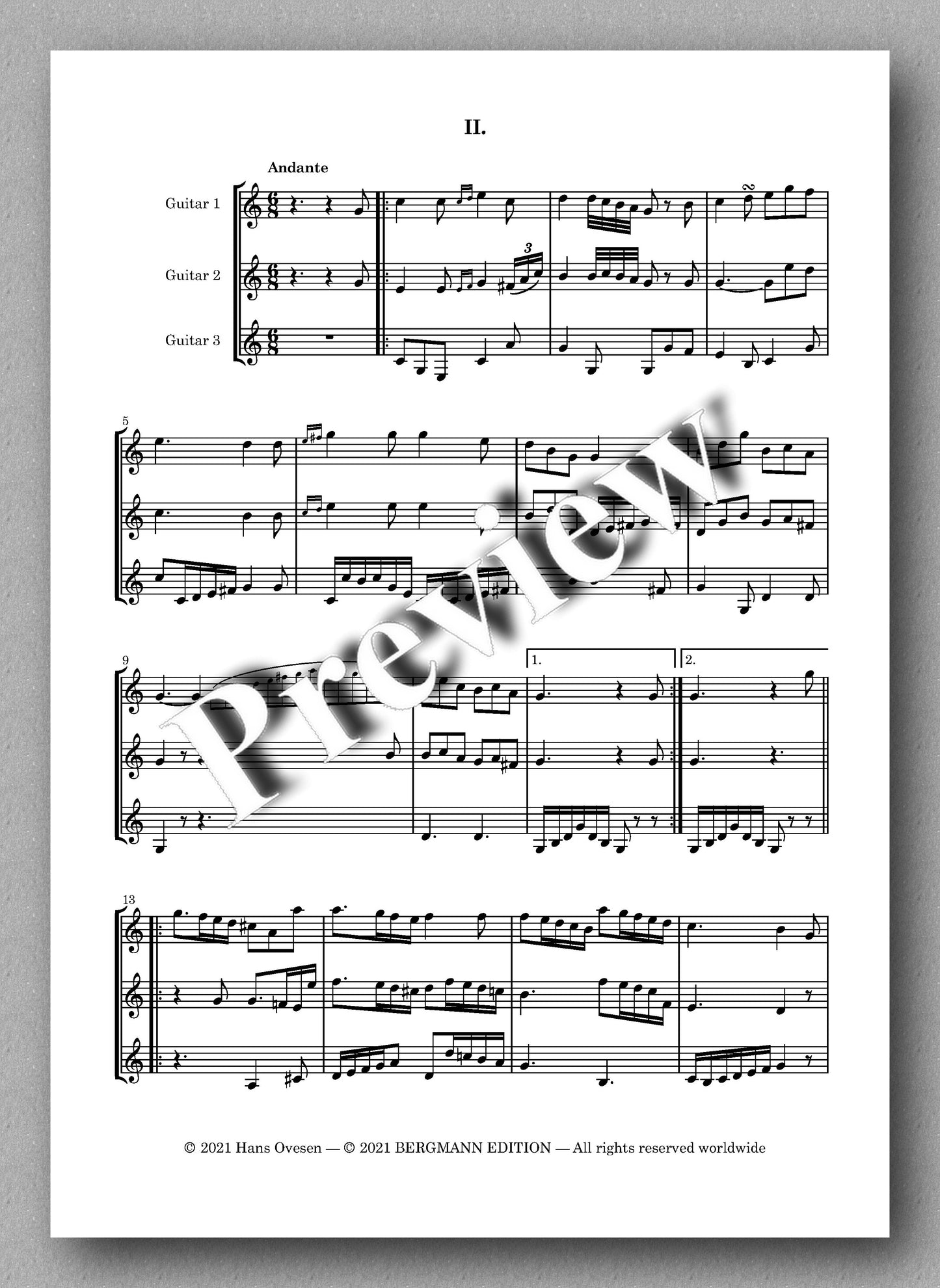 Haydn-Ovesen, London Trios No. 3-4 - music score 2