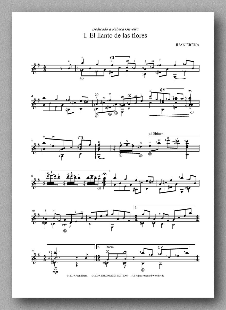 DOS PIEZAS DE LUCHA Y ESPERANZA - preview of the score 1