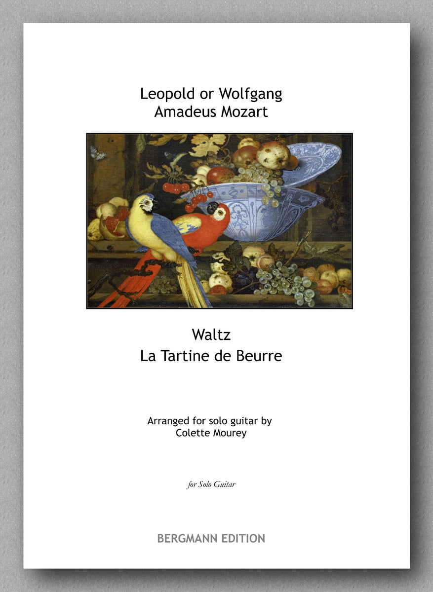 Mozart - Mourey, Waltz La Tartine de Beurre - preview of the cover