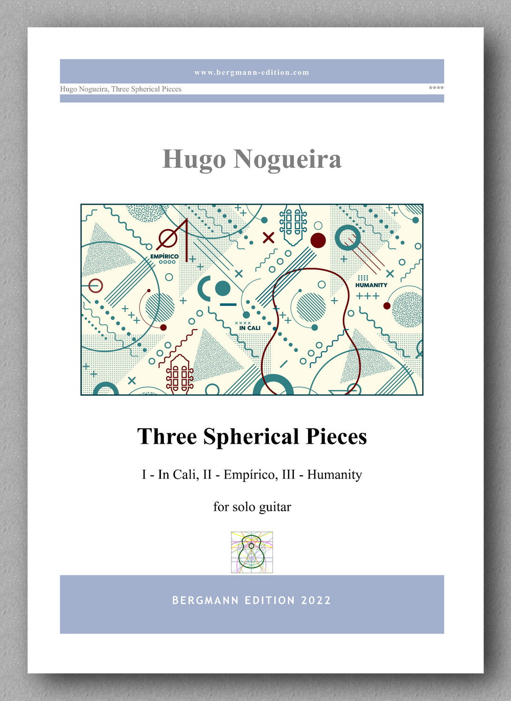 Hugo Nogueira, Three Spherical Pieces - preveiw of the cover