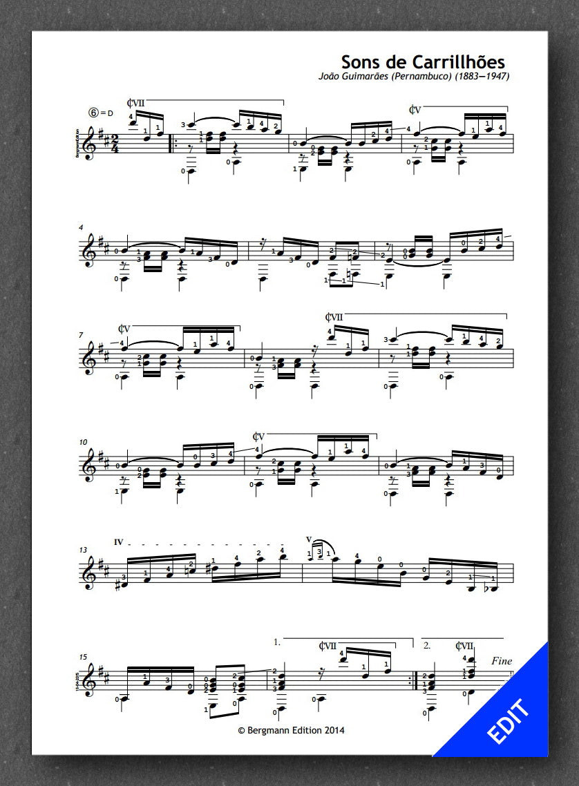 Pernambuco, Sons de Carrillhoes (pdf)