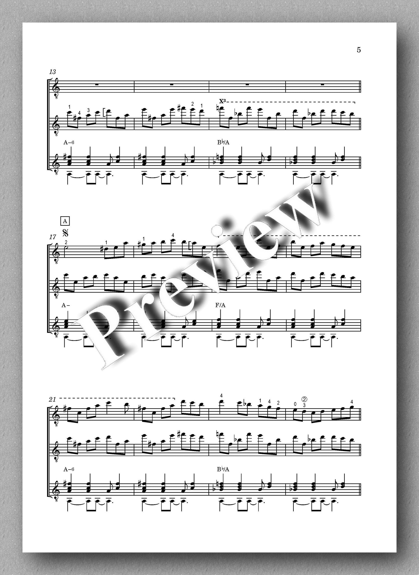 Plamen Petrov, Father - preview of the music score 2