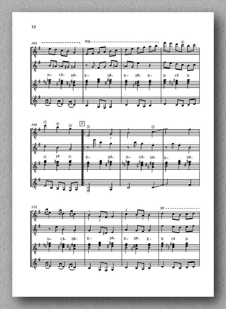 Petrov, Magic Waltz - preview of the score 2