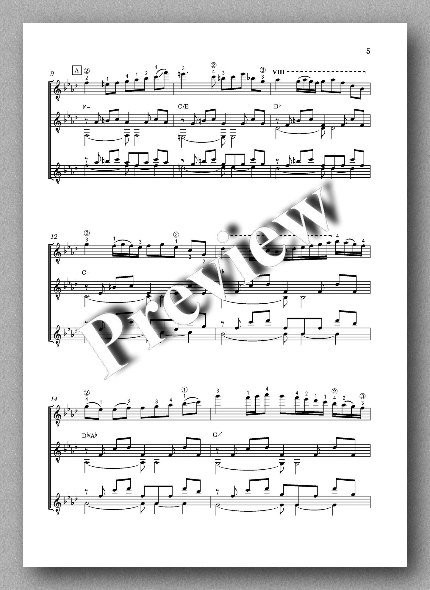 Plamen Petrov, Mother, preview of the music score 2