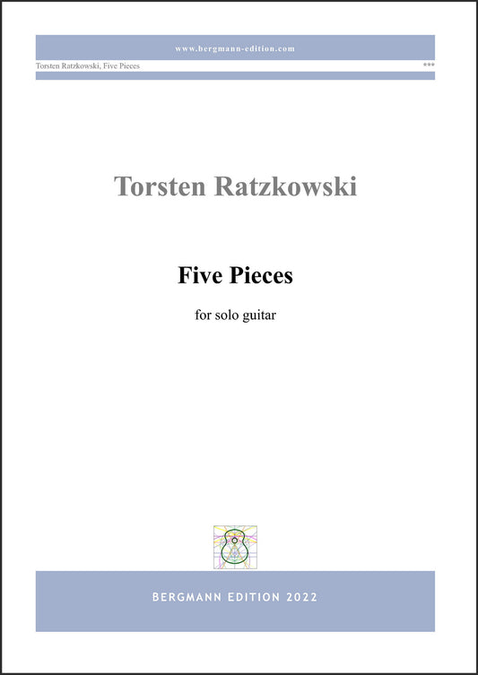 Ratzkowski, Five Pieces - cover