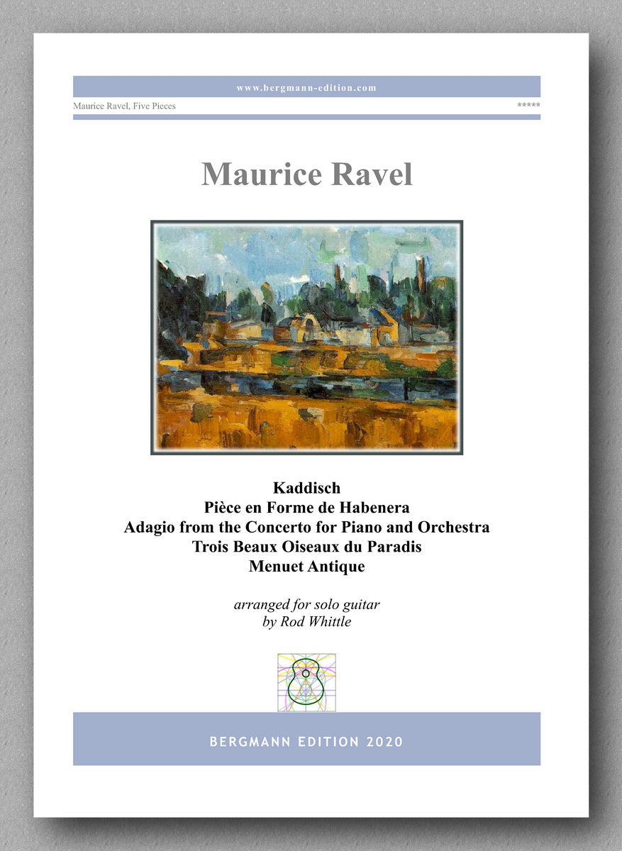 Maurice Ravel, Five Pieces  - preview of the cover