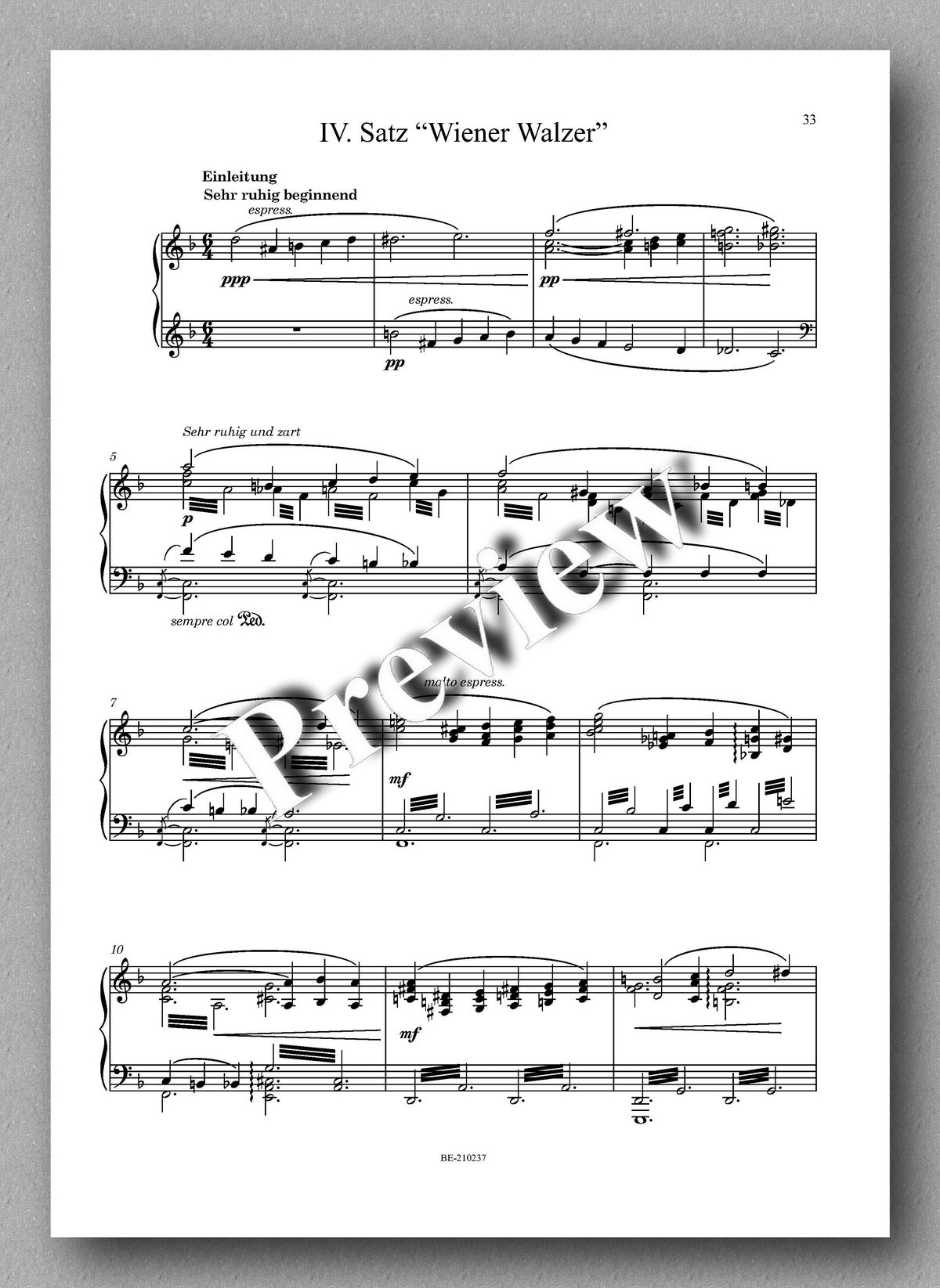 Rebay, Klavier No. 11, Historische Walzer-Suite - music score 4