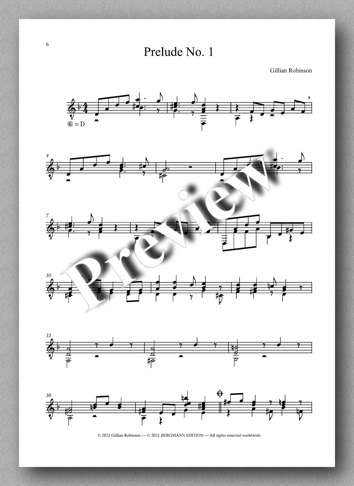 Robinson, Song for Daisy and Other Pieces - music score 2