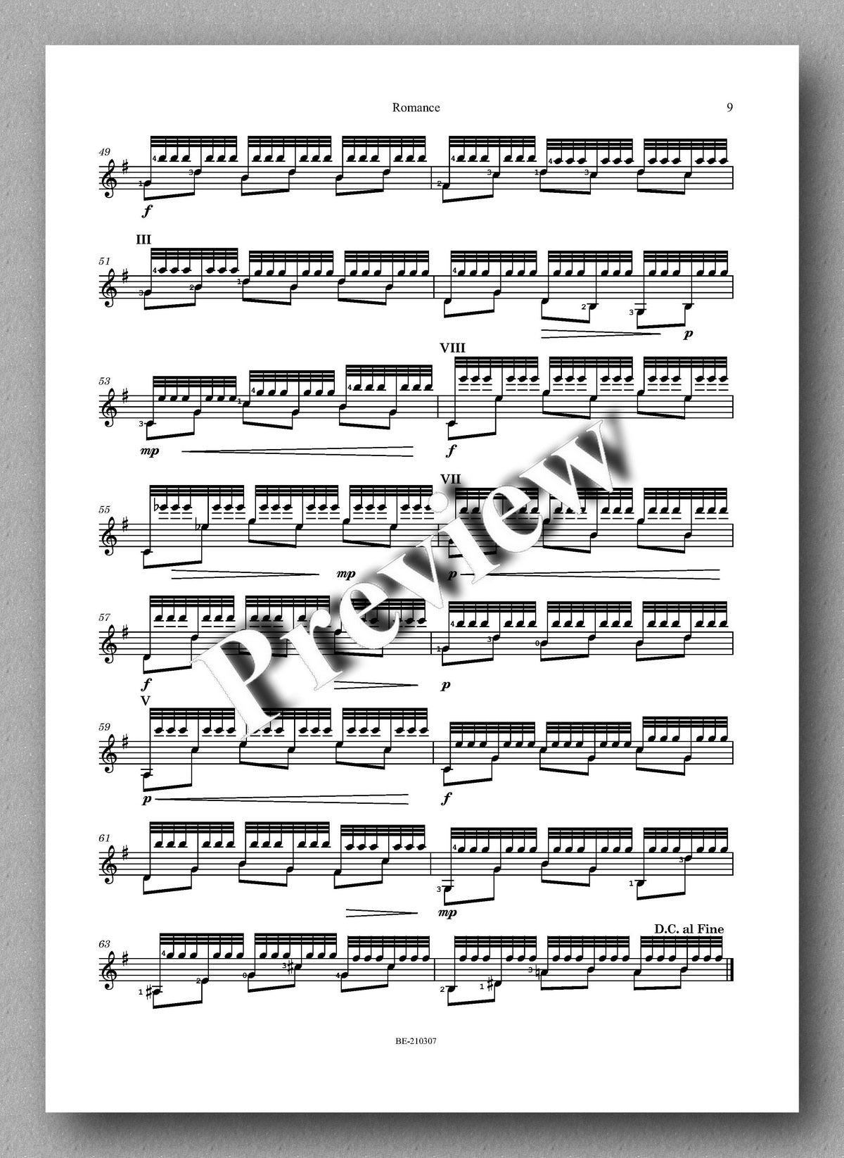 Ashkan Saberi, Romance - music score 2
