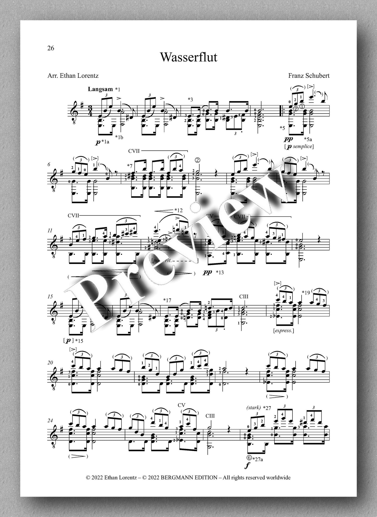 Frantz Schubert, Six Pieces - music score 4