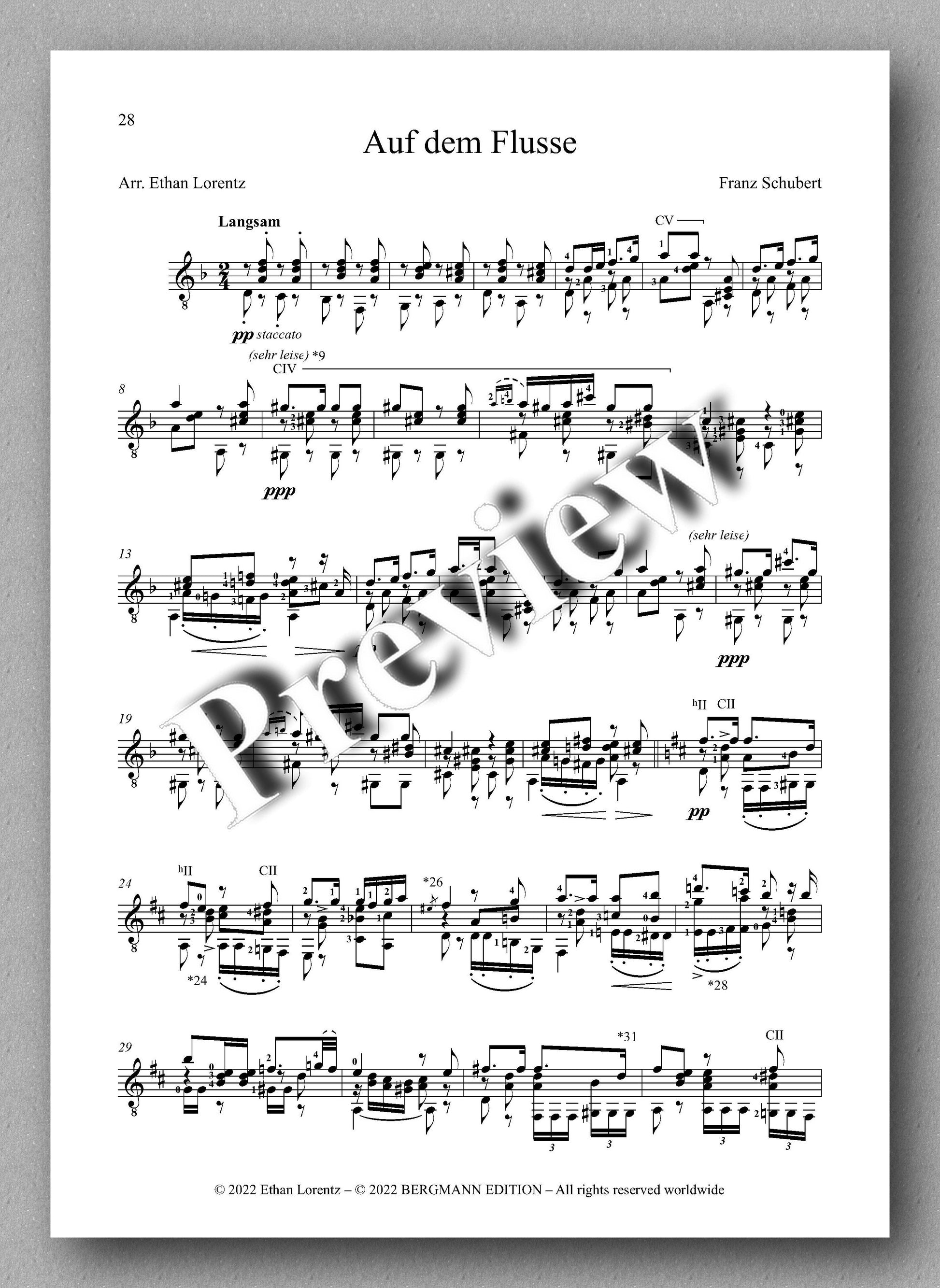 Frantz Schubert, Six Pieces - music score 5