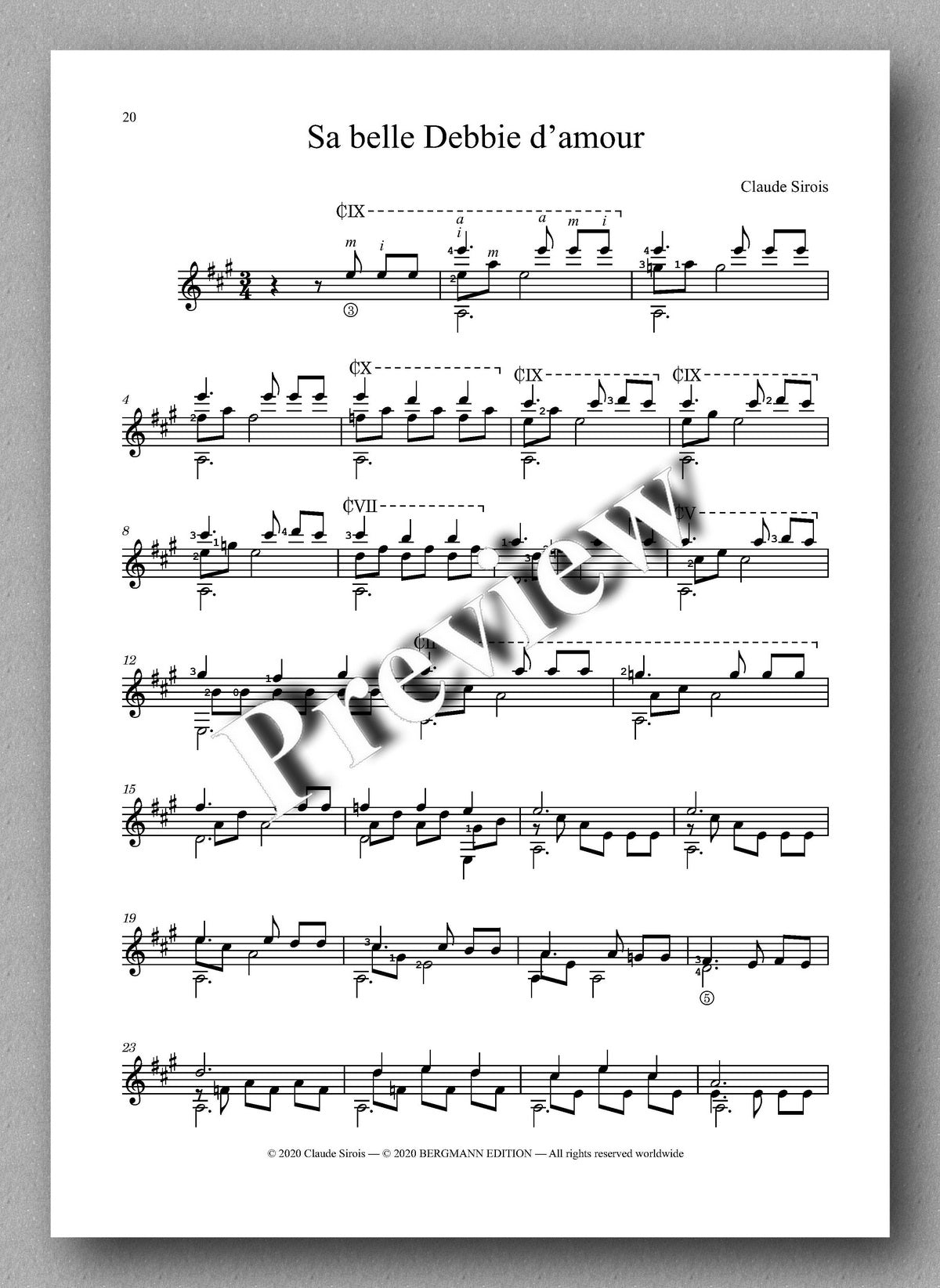 Sirois, Fred & Vero Tango - Preview of the music score 4