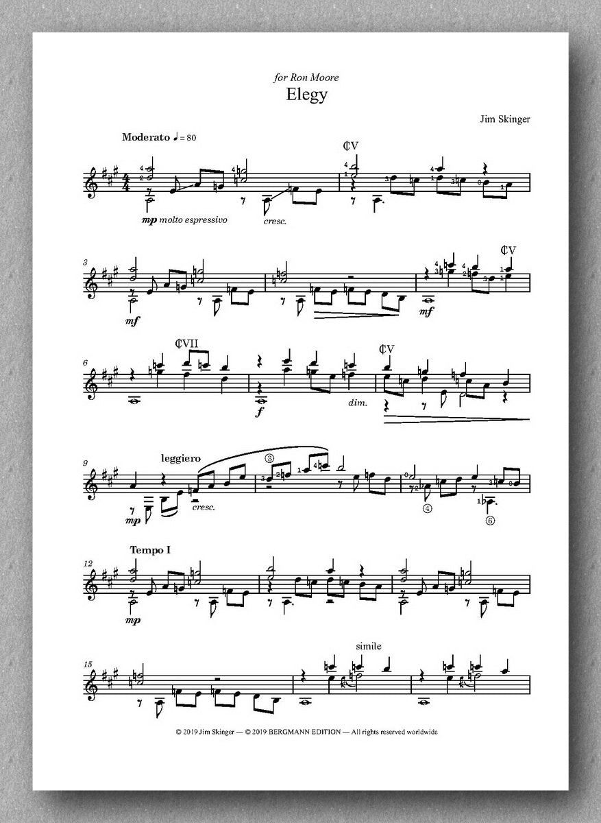 Jim Skinger, Silver Linings - preview of the music 3