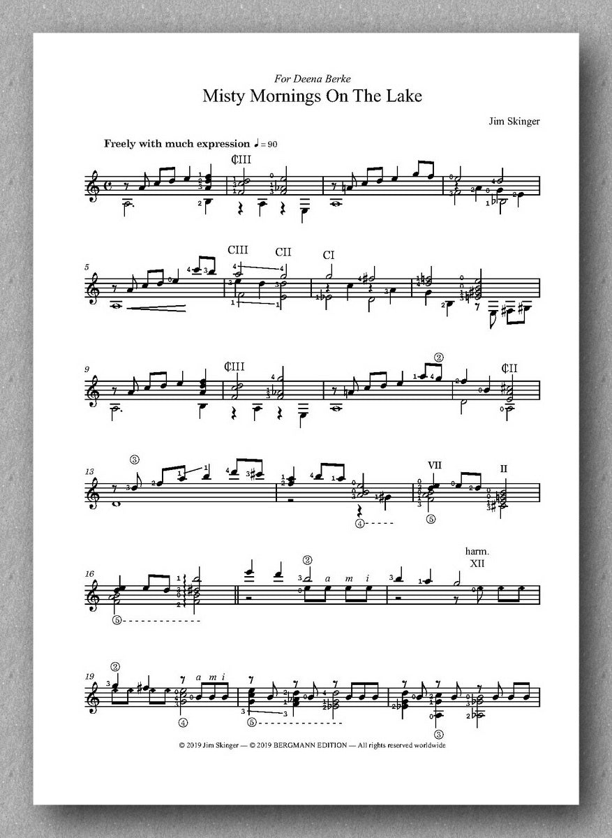 Jim Skinger, Silver Linings - preview of the music 2