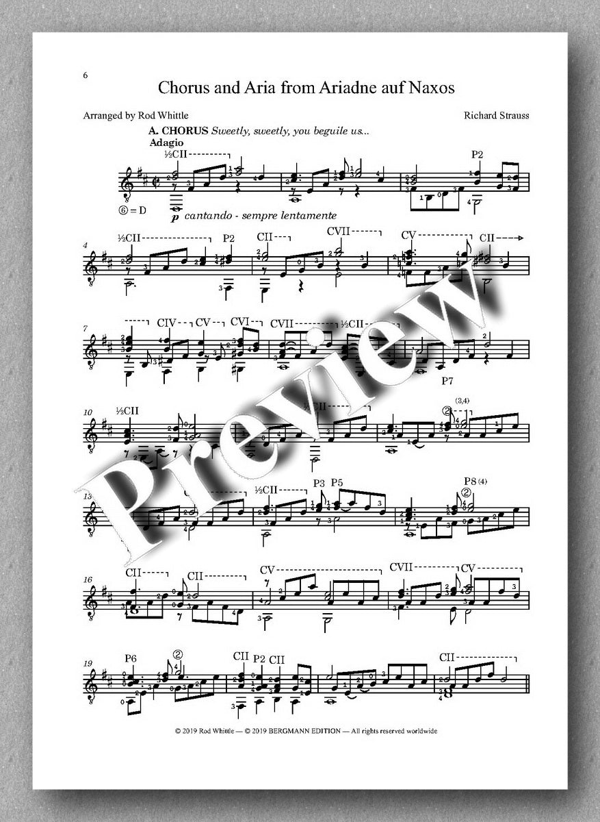 Richard Strauss, Selections from Ariadne auf Naxos - preview of the music score 2