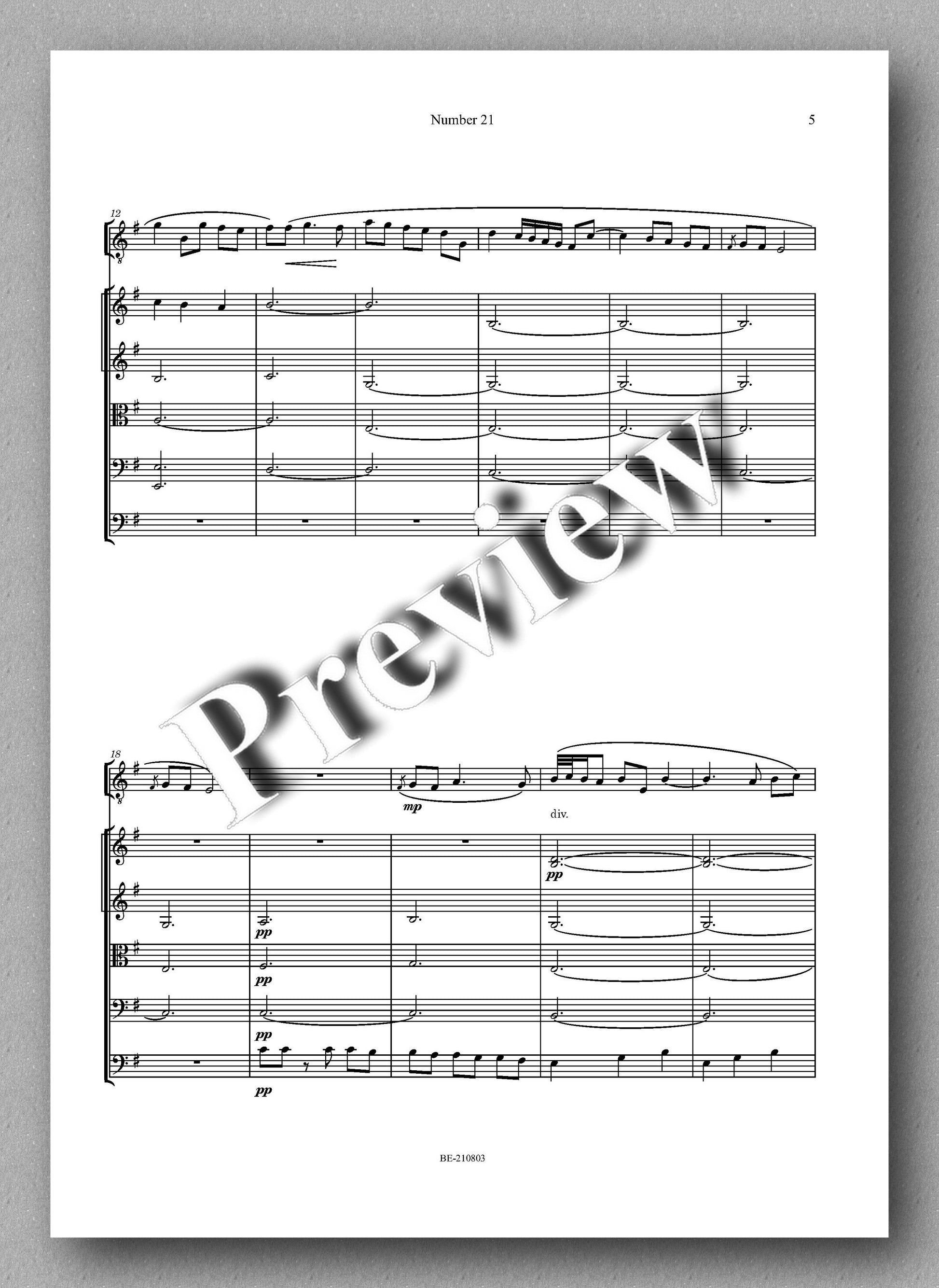 Vaughan - Number 21 - music score 2