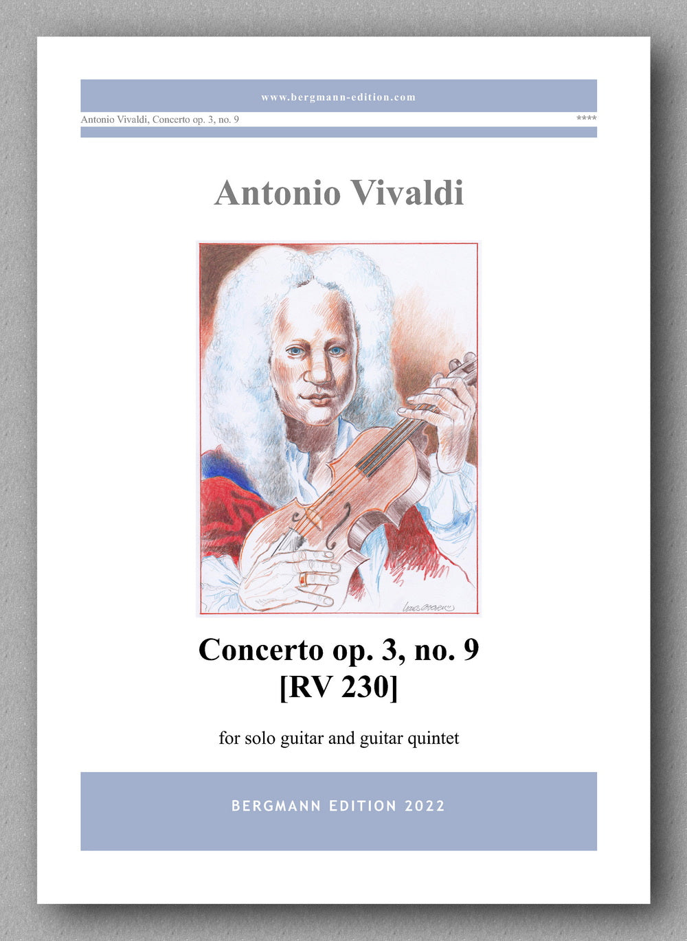 Vivaldi-Burley, Concerto op. 3, no. 9 - cover