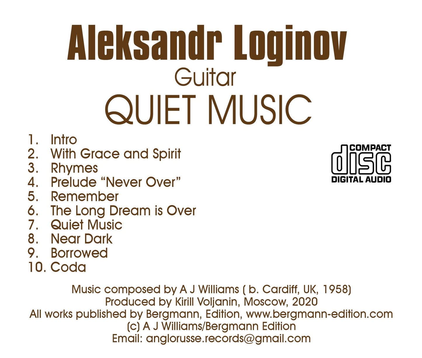 Quiet Music (CD)