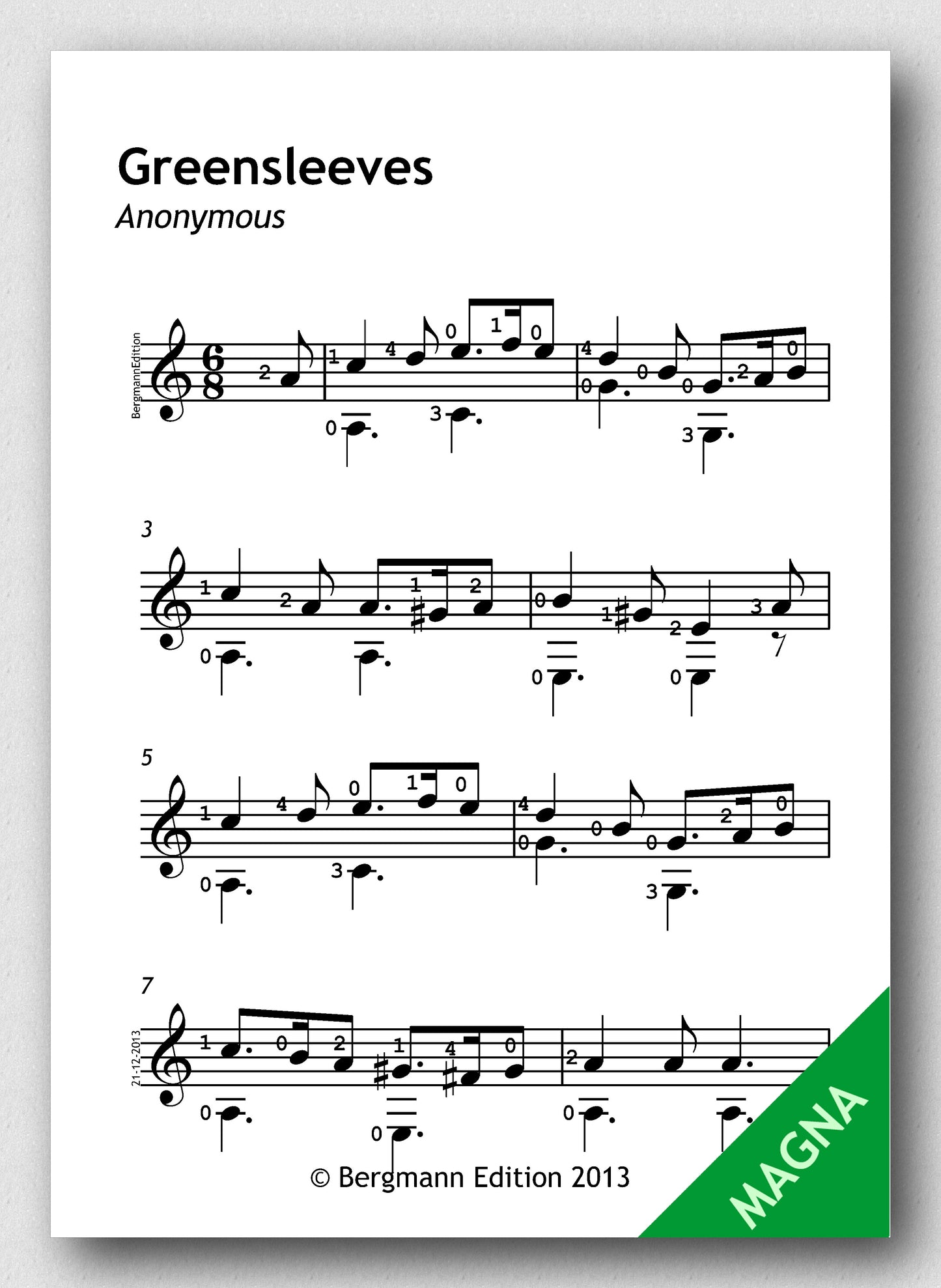 Greensleeves (pdf)