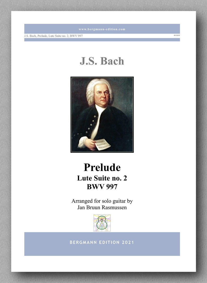 J.S. Bach, Prelude, Lute Suite no. 2, BWV 997 - cover