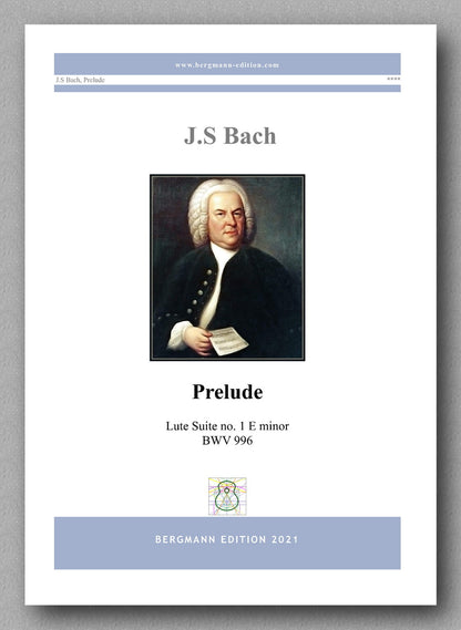 J.S. Bach, Prelude, Lute Suite no. 1, BWV 996 - cover