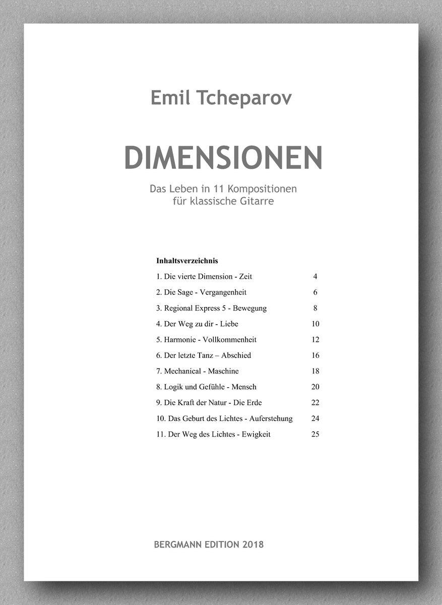 Tcheparov, Dimensionen