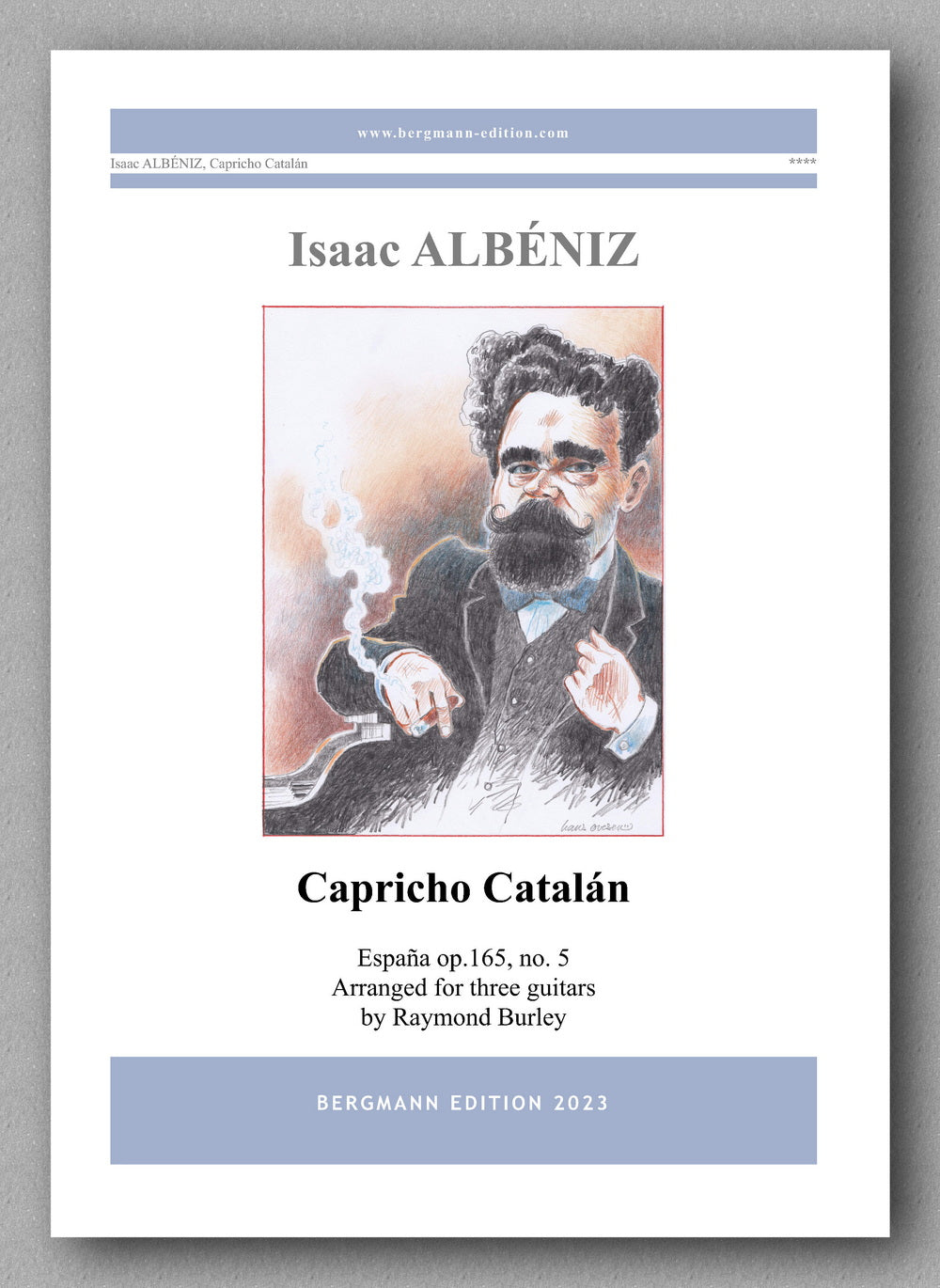 Albéniz-Burley, Capricho Catalán - preview of the cover