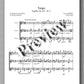 Albéniz-Burley, Tango - preview of the music score 1
