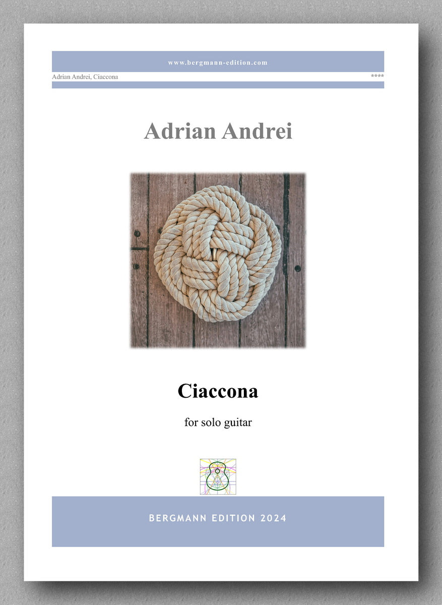 Adrian Andrei, Ciaccona - preview of the cover