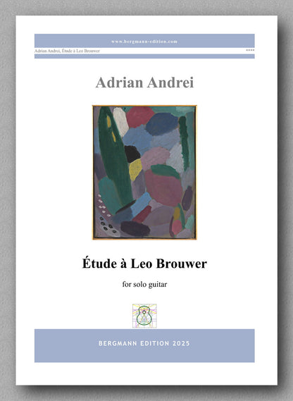 Adrian Andrei, Étude à Leo Brouwer - preview of the cover