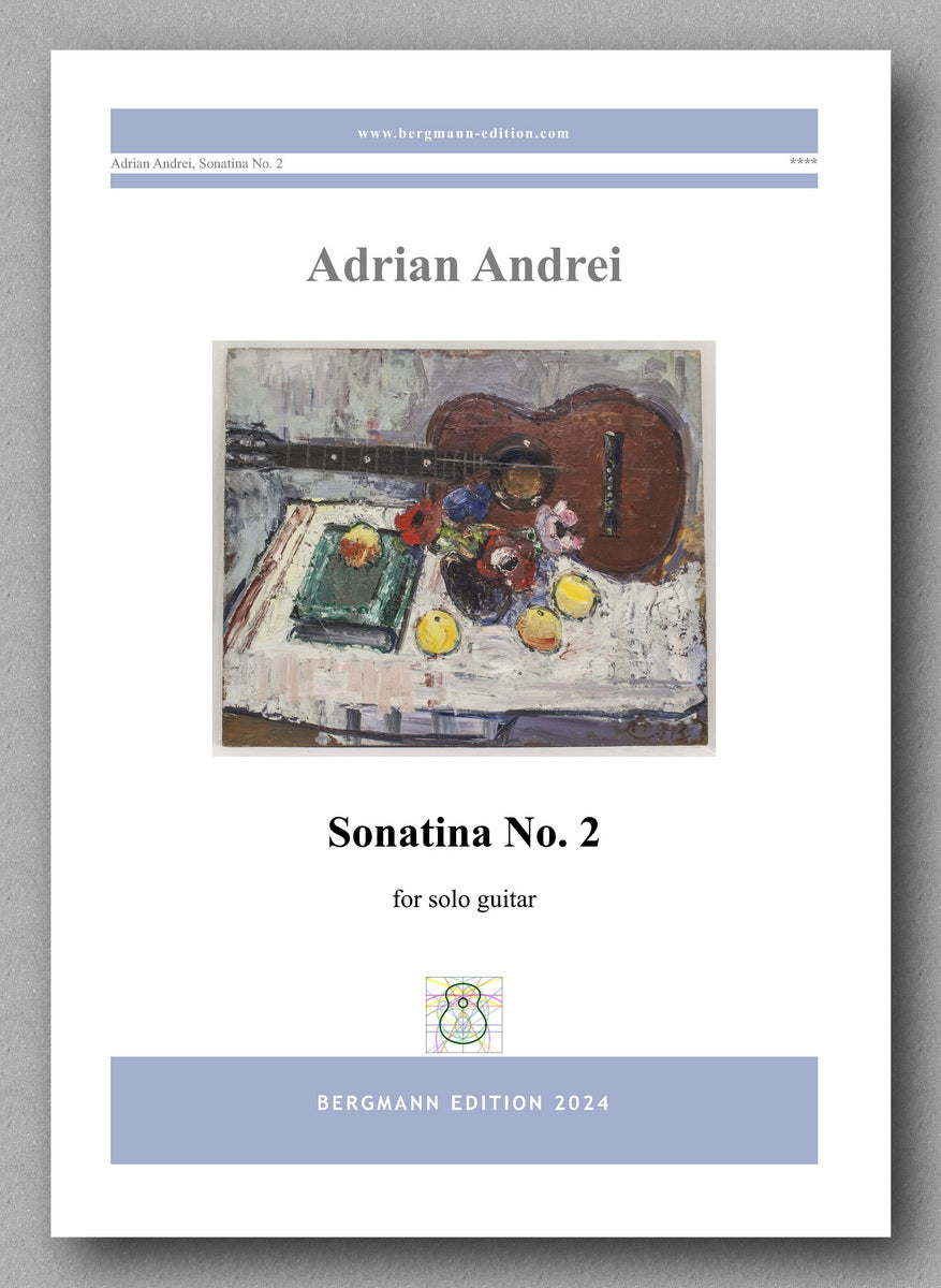 Adrian Andrei, Sonatina No. 2 - preview of the cover