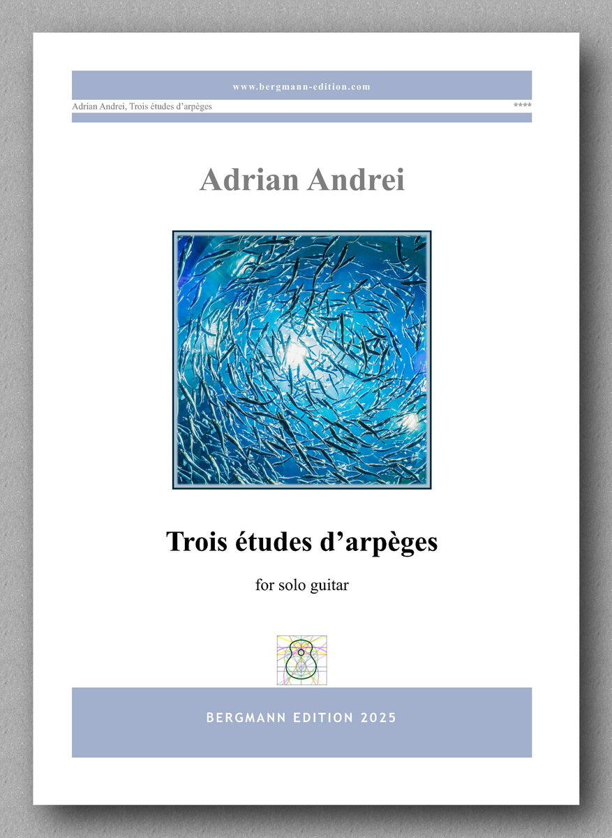 Adrian Andrei, Trois études d’arpèges - preview of the cover