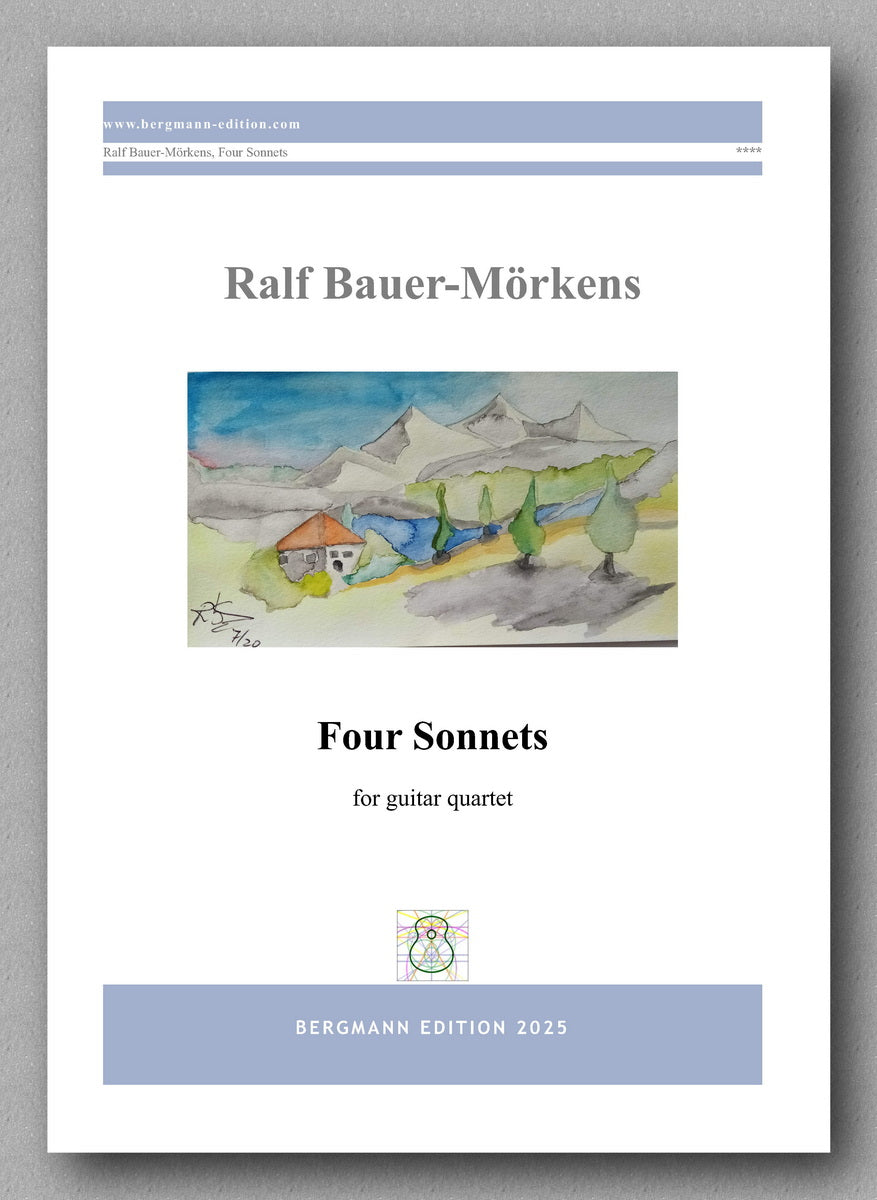 Ralf Bauer-Mörkens, Four Sonnets - preview of the cover