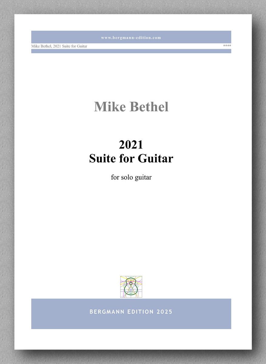 Mike Bethel, 2021 - Suite for Guitar - preview of the cover