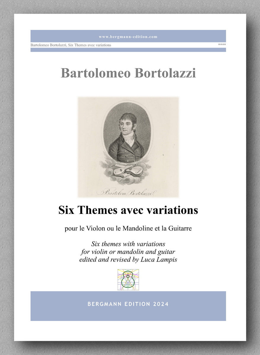 Bartolomeo Bortolazzi, Six Themes avec variations - preview of the cover