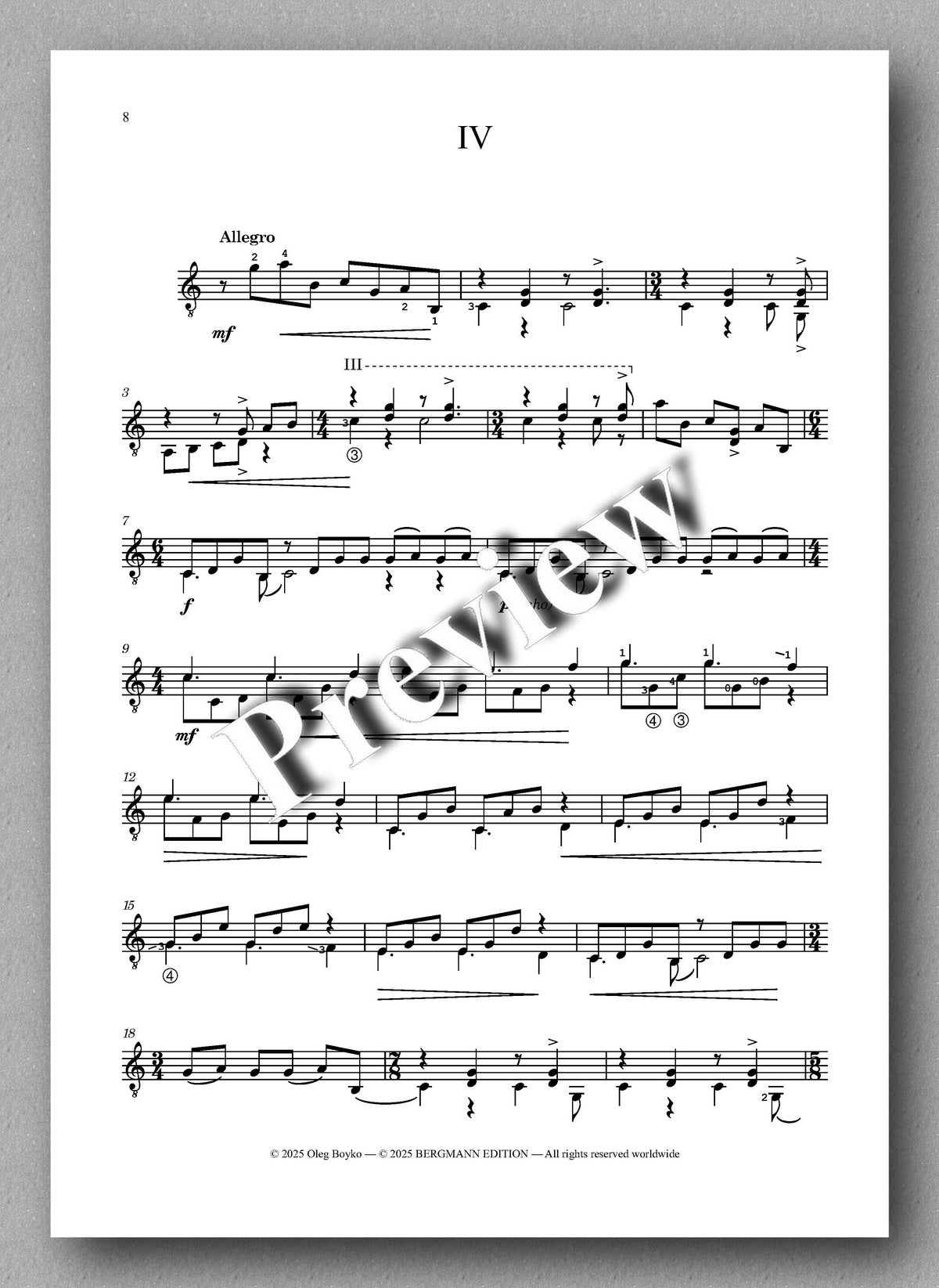 Sheet music with musical notation on a white background