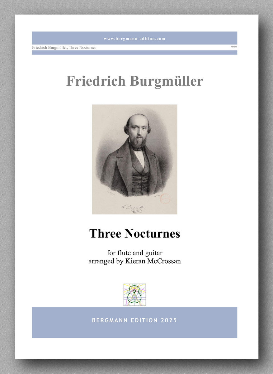 Friedrich Burgmüller, Three Nocturnes - preview of the cover