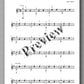 John Caffrey, Three Studies - preveiw of the music score 1