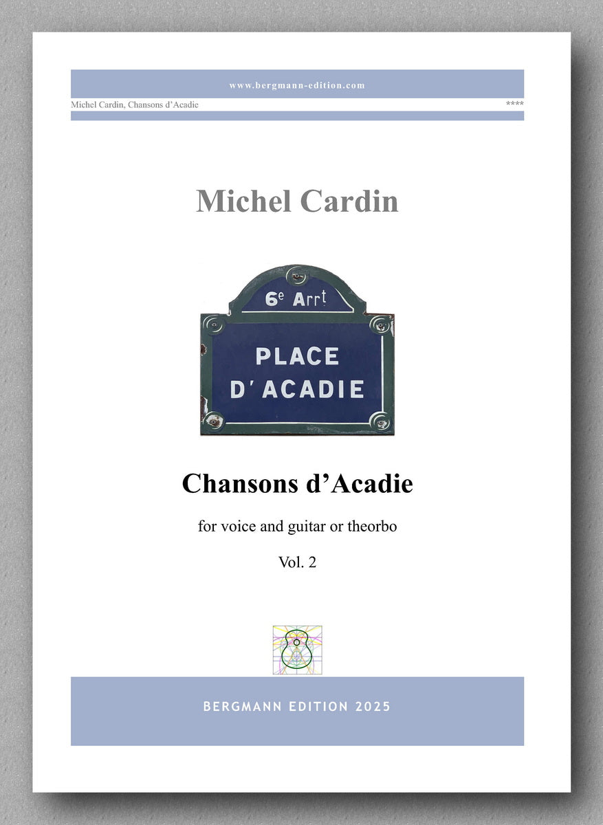 Michel Cardin, Chansons d’Acadie, vol. 2 - preview of the cover