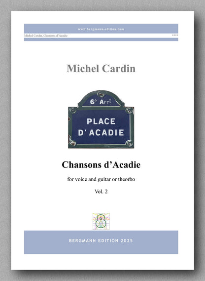 Michel Cardin, Chansons d’Acadie, vol. 2 - preview of the cover