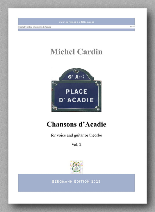 Michel Cardin, Chansons d’Acadie, vol. 2 - preview of the cover