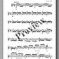 Michel Cardin, Étude No. 1 - previes of the music score 1