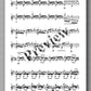 Michel Cardin, Étude No. 1 - previes of the music score 2
