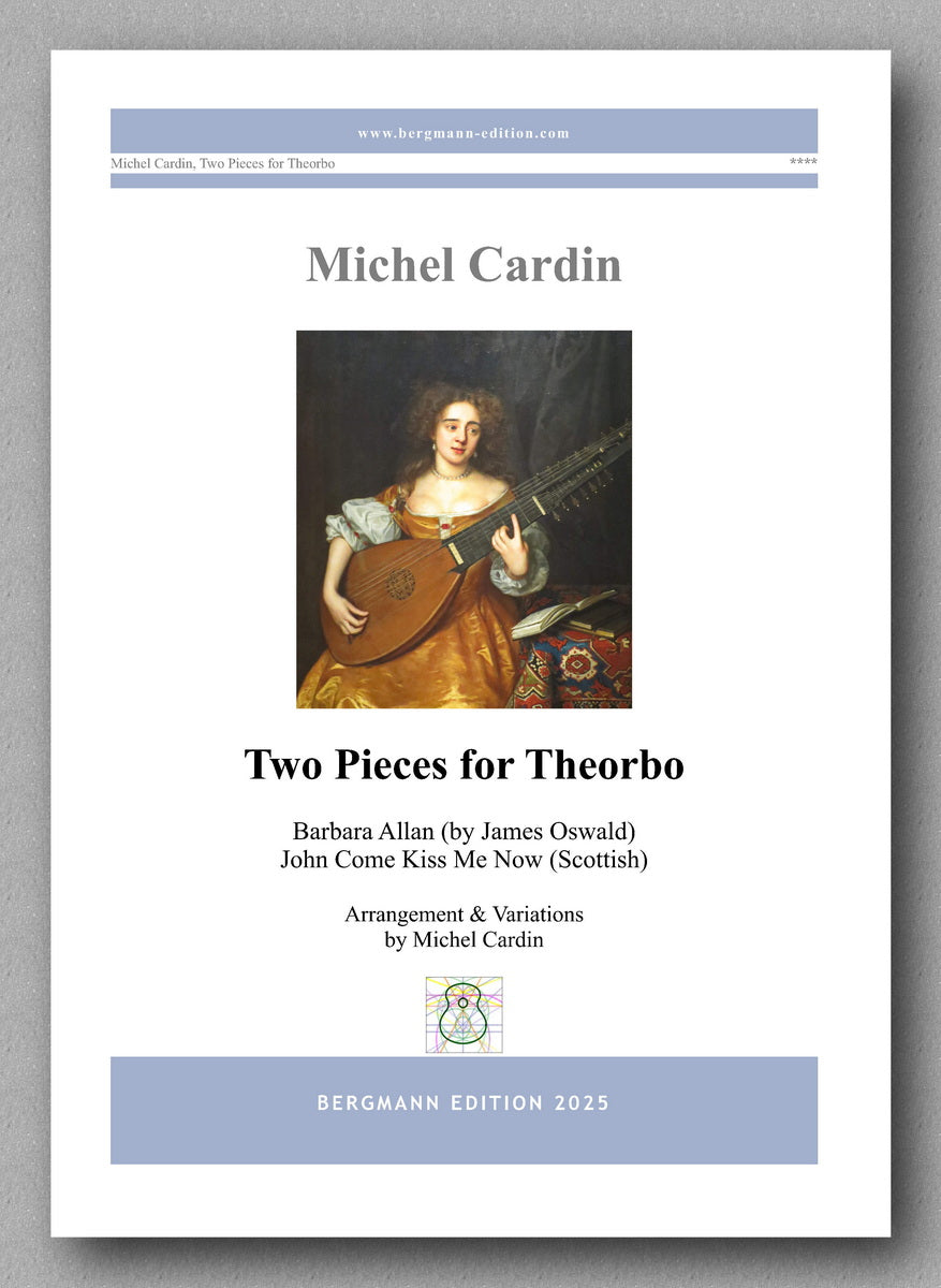 Michel Cardin, Two Pieces for Theorbo - preview of the cover