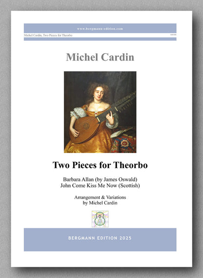 Michel Cardin, Two Pieces for Theorbo - preview of the cover