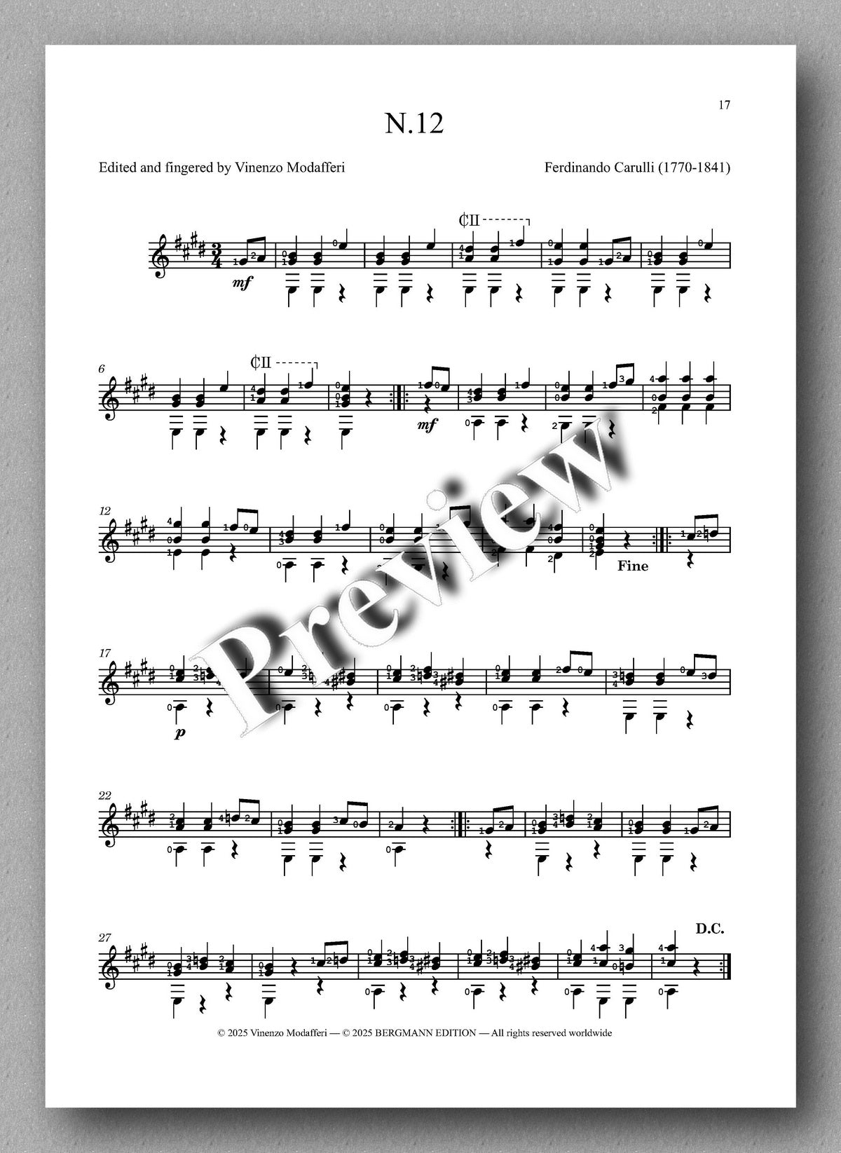 Sheet music with musical notation on a white background